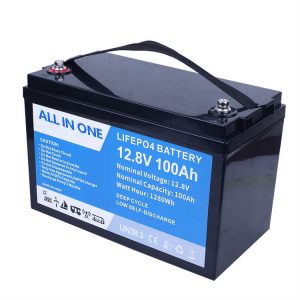 Giá xuất xưởng Chu kỳ sâu Năng lượng mặt trời RV Caravan Marine 12 volt Pin Lithium Ion 12V 100ah Pin LiFePO4