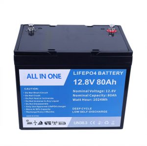 Pin sạc 12,8V 80Ah Pin Lithium Ion Batterie