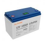 TẤT CẢ TRONG MỘT Bán hàng nóng Năng lượng mặt trời Pin Lithium Phần mềm lưu trữ BMS Điều khiển chu kỳ sâu có thể sạc lại 12V 100Ah Pin LiFePO4