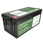 Bán chạy 2.56KWh lifepo4 batteri 12v 200Ah 6000 chu kỳ pin rv