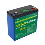 Chu kỳ sâu năng lượng mặt trời 24v 48v 24ah Lifepo4 Bộ pin UPS 12v 24ah Pin