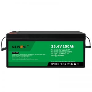 25.6V 150Ah LiFePO4 Axit chì Thay thế Gói pin Lithium ion 24V 150Ah