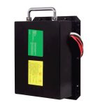 26650 Bảng điều khiển năng lượng mặt trời quang điện làm sạch robot thông minh Pin lithium phốt phát sắt 25,6V10Ah