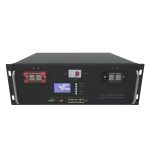 6000 Chu kỳ 48V 100Ah 5Kwh RS48 LiFePo4 Pin năng lượng mặt trời với tủ 5U