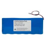 Bộ pin Lifepo4 9.6V 12AH 3S2P cho đèn đường năng lượng mặt trời